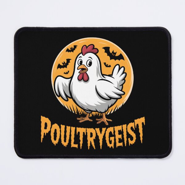 Item preview, Chicken Ghost Poultrygeist Funny Halloween Farmer designed and sold by UrbanHowlz.