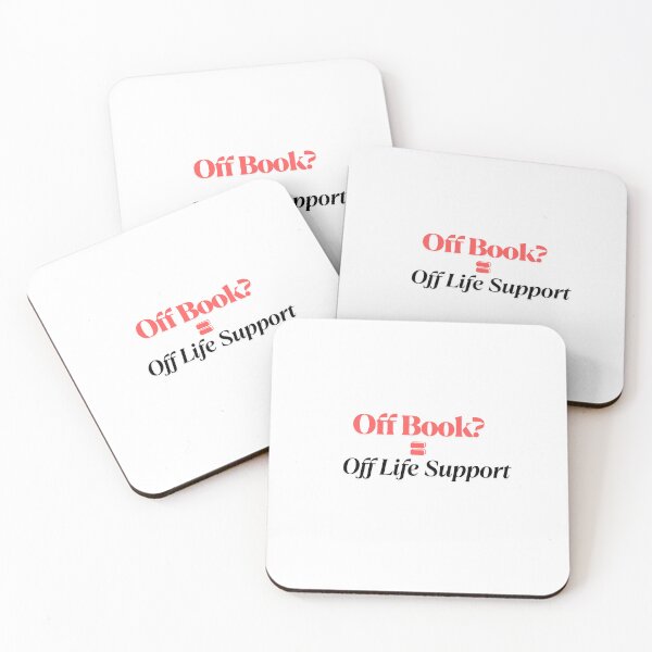 Item preview, Off Book? = Off Life Support designed and sold by StageScribbles.