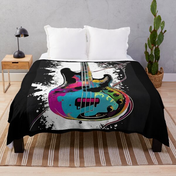 Item preview, Abstract Electric Bass Illustration Music Series designed and sold by ArtFashionInek.