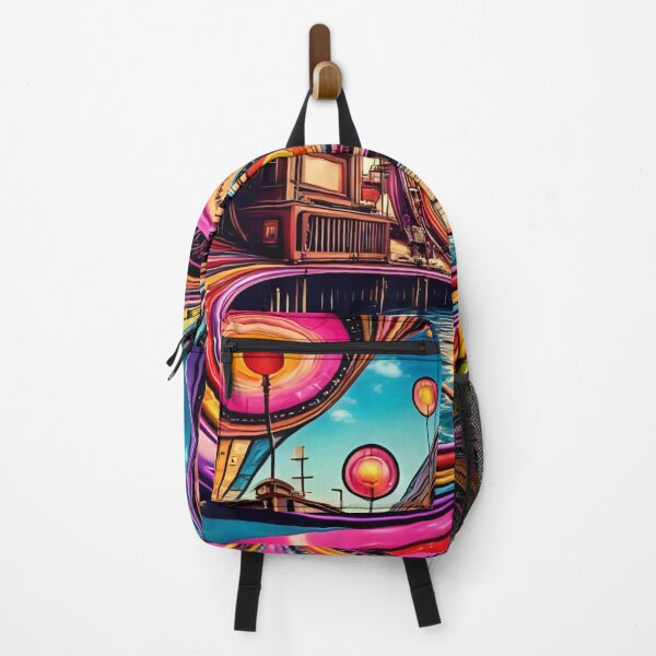 Item preview, Colorful Psychedelic 70s Waves and Swirls Pattern designed and sold by TheDreamAtelier.
