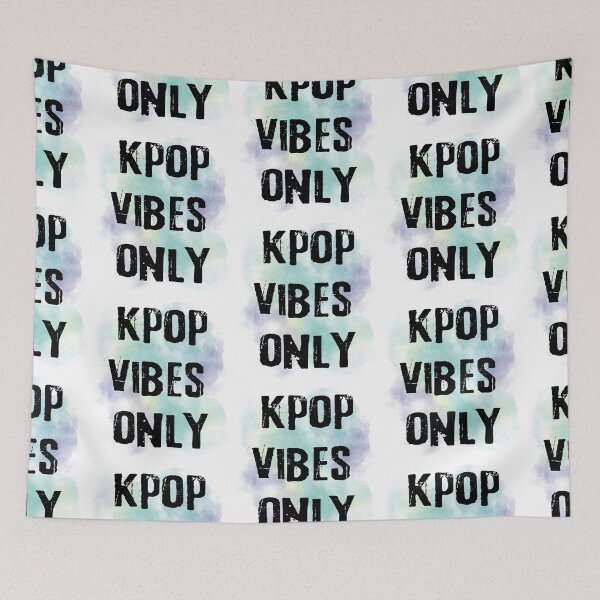 Item preview, Kpop vibes only, green background designed and sold by LiskoDesign.