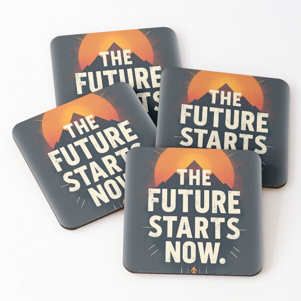 Item preview, The Future Starts Now – Motivational Mindset Design designed and sold by Emilia-Design.