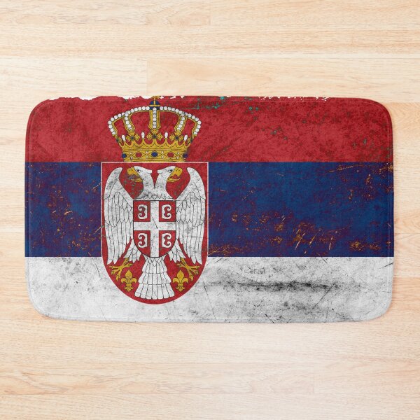 Artikelvorschau, Serbien Flagge – Serbische Nationalflagge, Balkan Kultur, Geschenk & Dekoration entworfen und verkauft von RoyalMerchantShop.