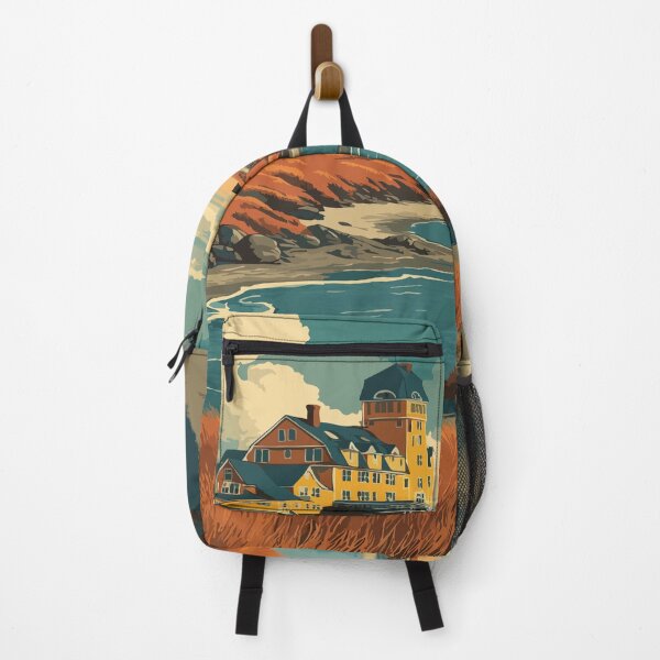Item preview, Watch Hill Rhode Island Vintage Travel Design | Napatree Point Coastal View Art designed and sold by TuncGK.