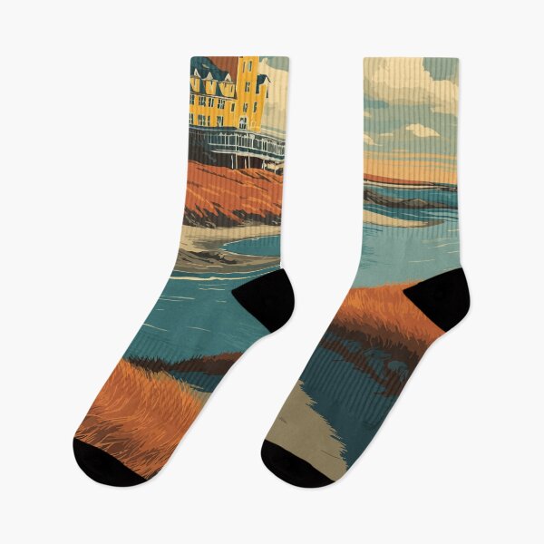 Item preview, Watch Hill Rhode Island Vintage Travel Design | Napatree Point Coastal View Art designed and sold by TuncGK.