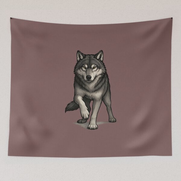 Artikelvorschau, Wolf Spirit – Bold Wildlife T-Shirt Design entworfen und verkauft von DojoVibe.