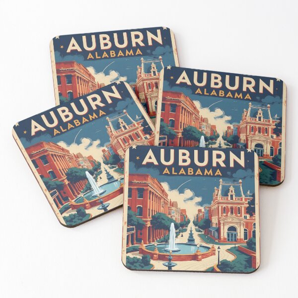 Item preview, Auburn Alabama 1950s USA Vintage Travel Tourism  designed and sold by TravelersGems.