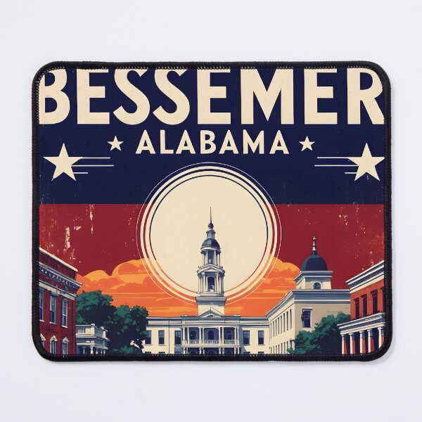 Item preview, Bessemer Alabama 1950s USA Vintage Travel Tourism designed and sold by TravelersGems.