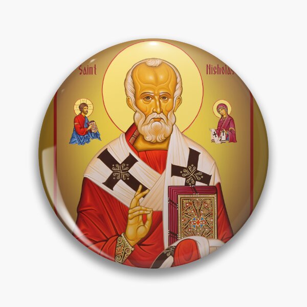 Item preview, icon  Saint Nicholas the Wonderworker, Orthodox icon  designed and sold by orthodox-icon.