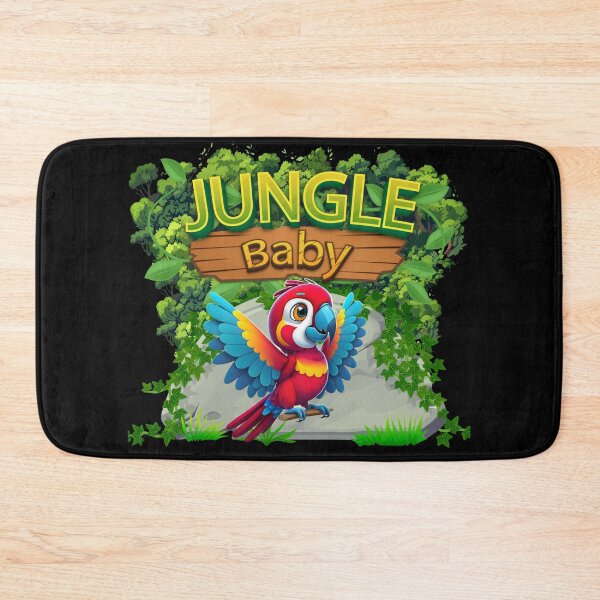 Item preview, Red Scarlet Macaw Jungle Baby Parrot, Colorful Bird, Forest Wildlife Animal Graphic designed and sold by ForestBabies.
