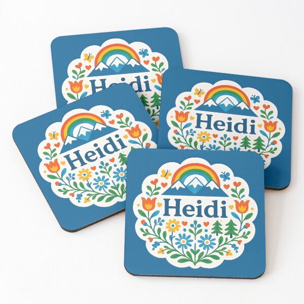 Item preview, Custom Name "Heidi" - Scandinavian Folk Art by heidiannemorris © designed and sold by FOLK ART FUSION by heidiannemorris.