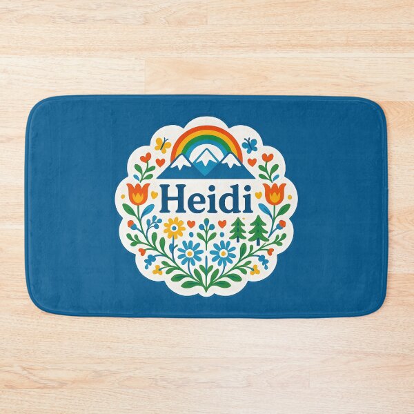 Item preview, Custom Name "Heidi" - Scandinavian Folk Art by heidiannemorris © designed and sold by FOLK ART FUSION.