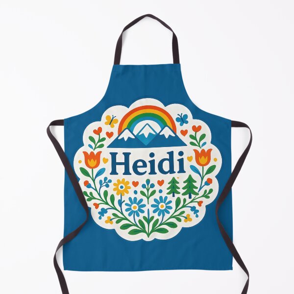 Item preview, Custom Name "Heidi" - Scandinavian Folk Art by heidiannemorris © designed and sold by FOLK ART FUSION by heidiannemorris.