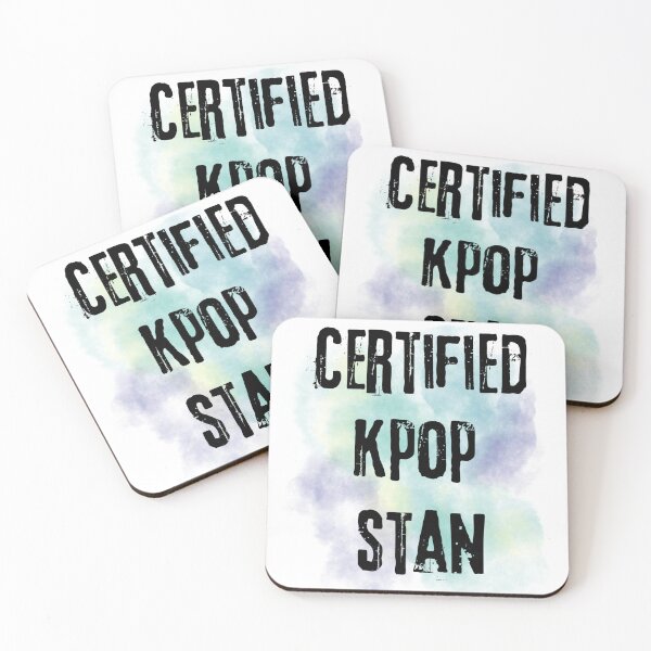 Item preview, Certified kpop fan stan, green background designed and sold by LiskoDesign.
