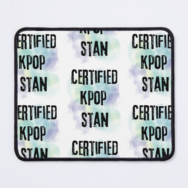 Item preview, Certified kpop fan stan, green background designed and sold by LiskoDesign.