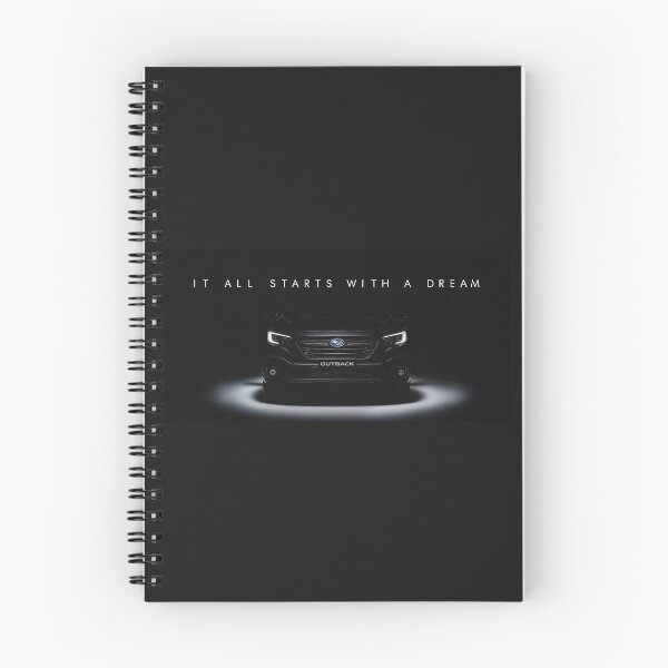 Item preview, Subaru Outback Dream Big Motivational Car Artwork designed and sold by SuccessHunters.