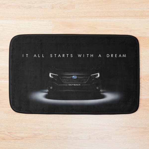 Item preview, Subaru Outback Dream Big Motivational Car Artwork designed and sold by SuccessHunters.