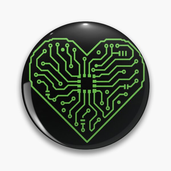 Artikelvorschau, Tech Heart Circuit Board Shirt – Geek Love Geschenk, futuristisches digitales Design entworfen und verkauft von Justonemorelvl.