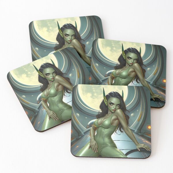 Item preview, Sexy Alien Woman designed and sold by ModernLogo.