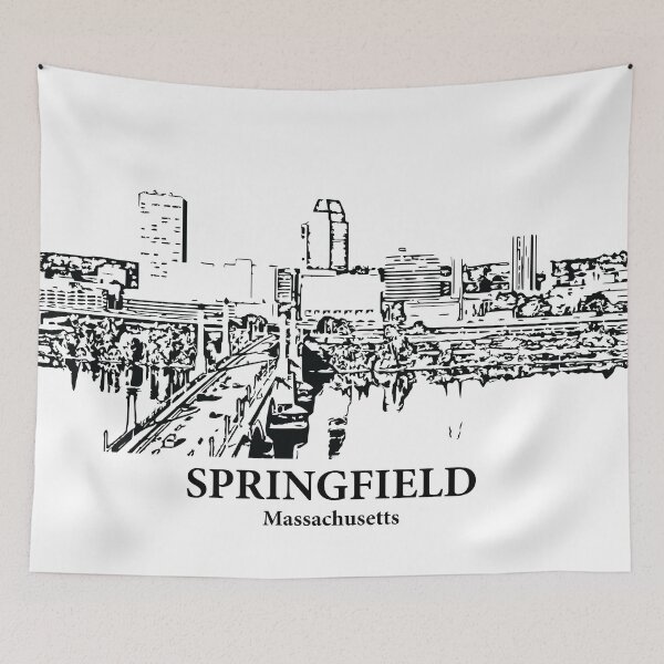 Aperçu de l'œuvre Springfield - Massachusetts créée et vendue par Lakeric Cityscapes.