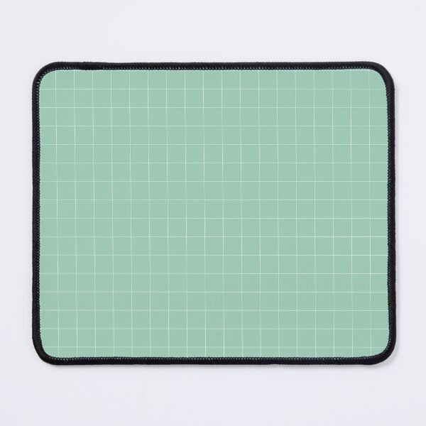 Item preview, Mint green and white grid designed and sold by Karf ..