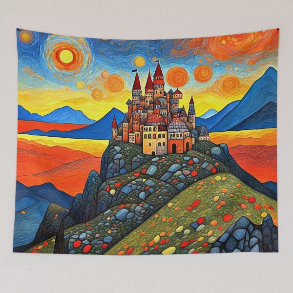 Item preview, Citadel at sunset 1 designed and sold by George Hutton Hunter.