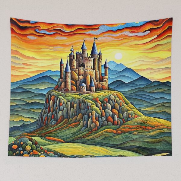 Item preview, Citadel at sunset 3 designed and sold by George Hutton Hunter.