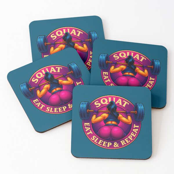 Item preview, Squat, Eat, Sleep & Repeat. designed and sold by Sawset.