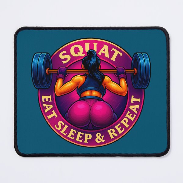 Item preview, Squat, Eat, Sleep & Repeat. designed and sold by Sawset.