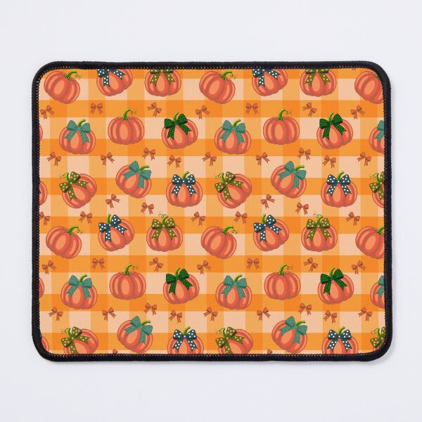 Item preview, Cute Pumpkins and Bows Seamless Design designed and sold by Artchyzh.