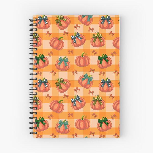 Item preview, Cute Pumpkins and Bows Seamless Design designed and sold by Artchyzh.