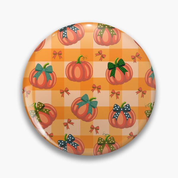 Item preview, Cute Pumpkins and Bows Seamless Design designed and sold by Artchyzh.