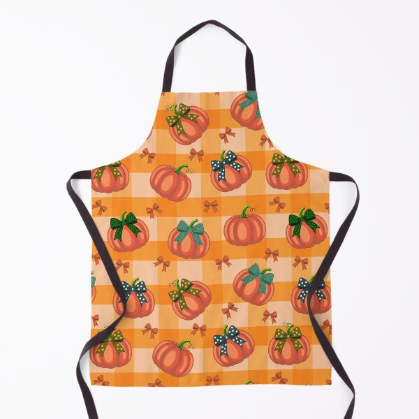 Item preview, Cute Pumpkins and Bows Seamless Design designed and sold by Artchyzh.