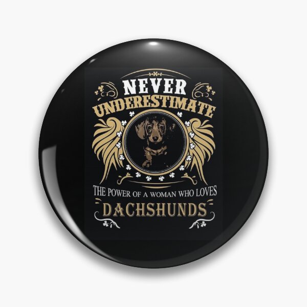 Item preview, Never Underestimate the power of a woman how loves dachshunds designed and sold by Williams Anderson.