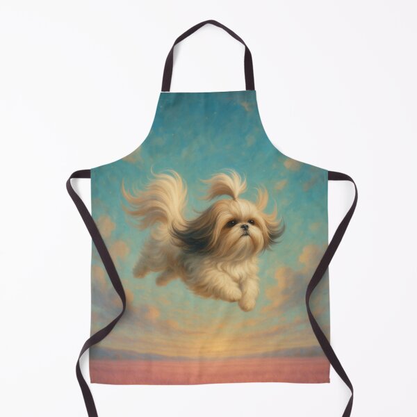 Item preview, Surreal Shih Tzu Flying Fantasy Poster designed and sold by Flying Doggo.