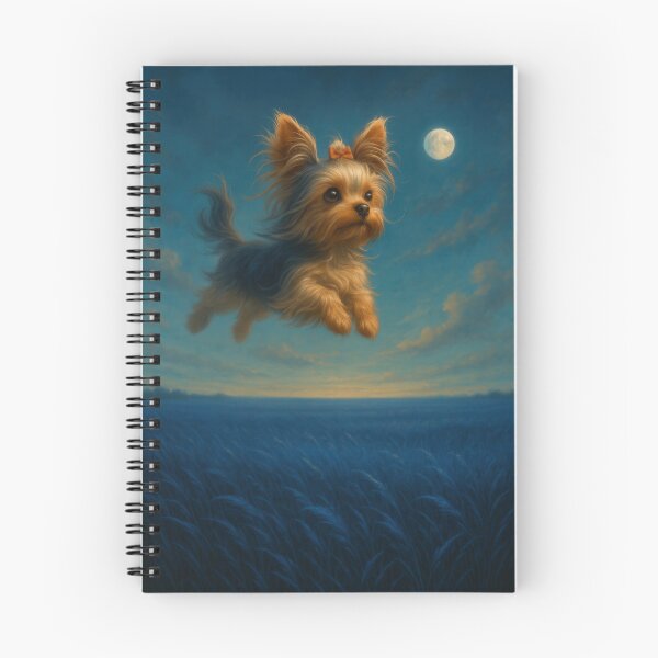 Item preview, Surreal Yorkshire Terrier Flying Fantasy Poster designed and sold by Flying Doggo.