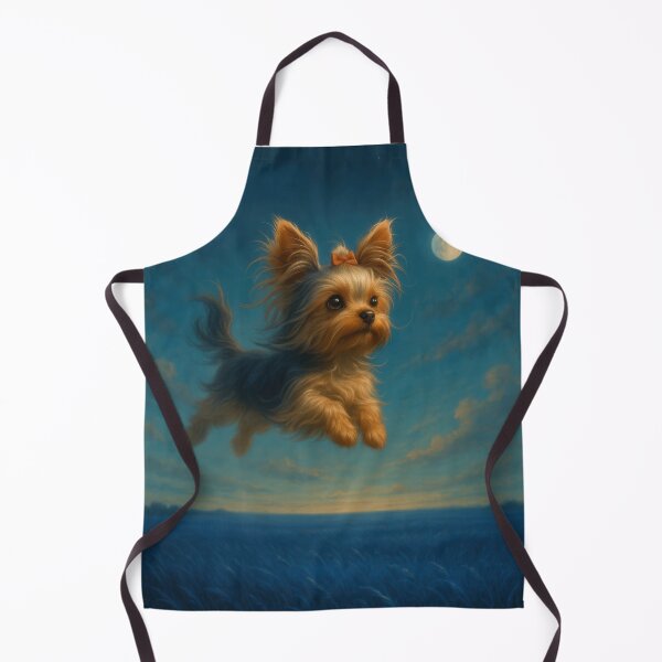 Item preview, Surreal Yorkshire Terrier Flying Fantasy Poster designed and sold by Flying Doggo.