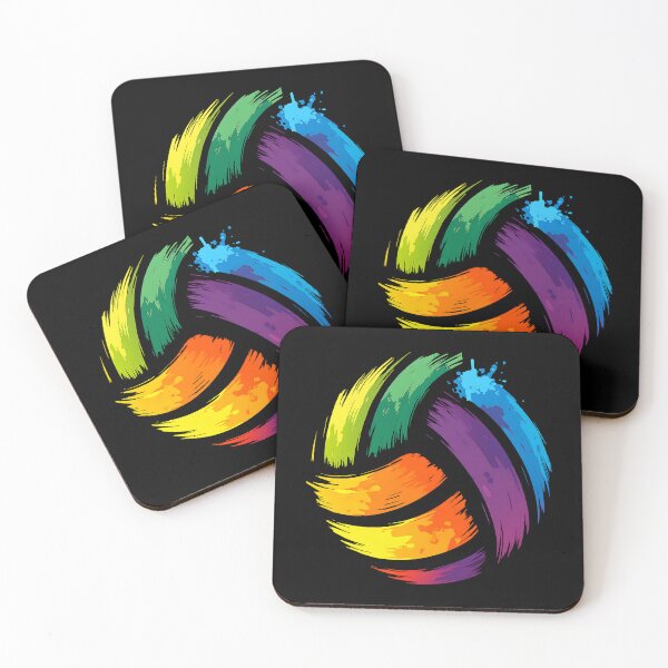 Item preview, Color Splash Volleyball – Vibrant Brushstroke Sports Art for Players & Fans designed and sold by Psycho-Crazy.