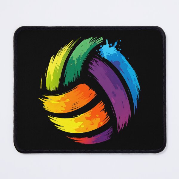 Item preview, Color Splash Volleyball – Vibrant Brushstroke Sports Art for Players & Fans designed and sold by Psycho-Crazy.