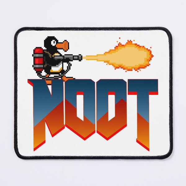 Item preview, A video game penguin with a flamethrower designed and sold by KindOfABigDealTees.