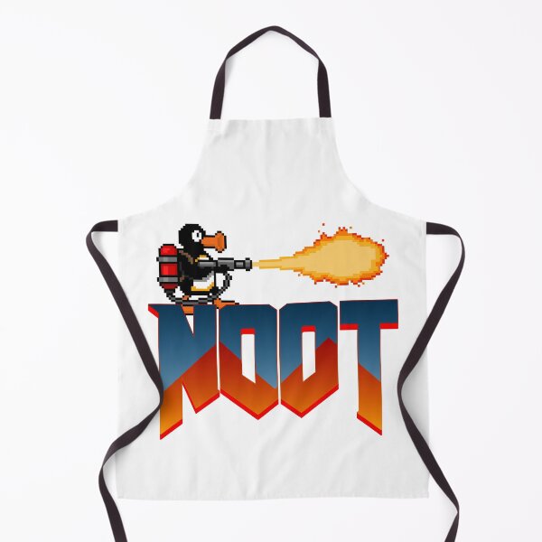 Item preview, A video game penguin with a flamethrower designed and sold by KindOfABigDealTees.