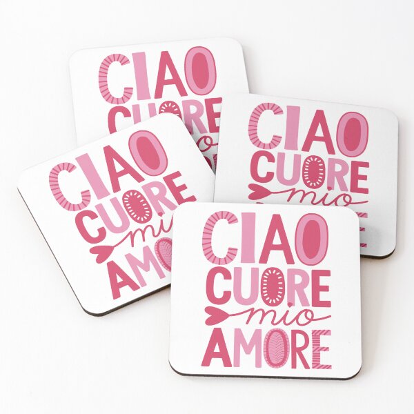 Item preview, Cute Italian greetings: ,,Ciao Cuore Mio Amore." designed and sold by SaraSumi.