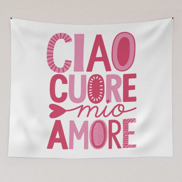 Item preview, Cute Italian greetings: ,,Ciao Cuore Mio Amore." designed and sold by SaraSumi.