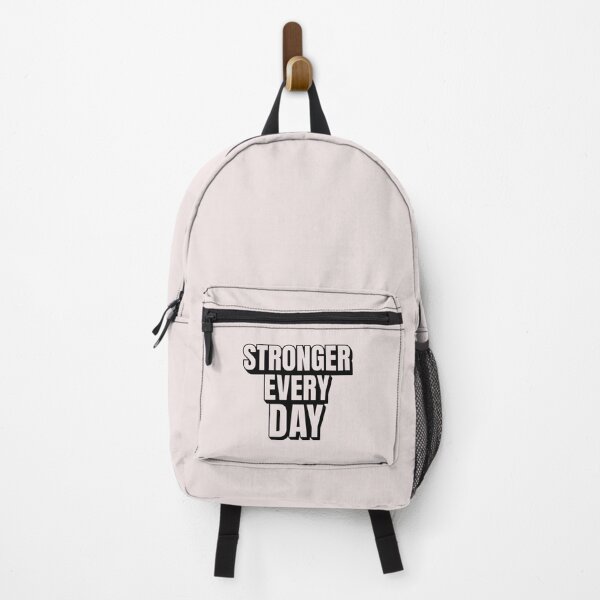 Item preview, Stronger Every Day – Daily Progress Fitness Quote designed and sold by Howling Ink.