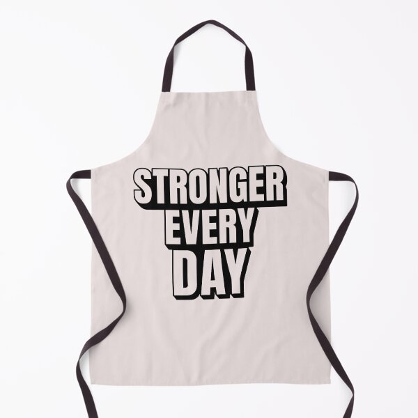 Item preview, Stronger Every Day – Daily Progress Fitness Quote designed and sold by Howling Ink.