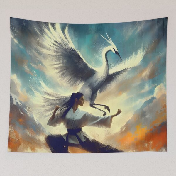 Item preview, Spirit of the Crane, Ai Generated Art  designed and sold by ACC .