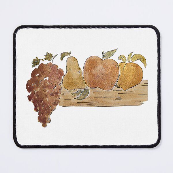 Item preview, Tiny fruit arrangement in warm colors painted with watercolor and modified digitally designed and sold by SaraMN88.