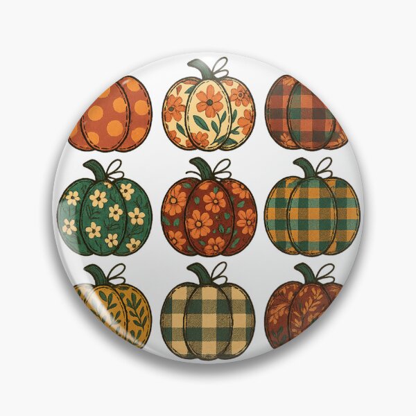 Item preview, Patchwork Embroidery Design｜Floral ghost png｜Pumpkin Patchwork｜Fall patchwork Quilt｜patchwork jacket fall｜autumn patchwork quilt｜Pumpkins designed and sold by PixelBlooming.