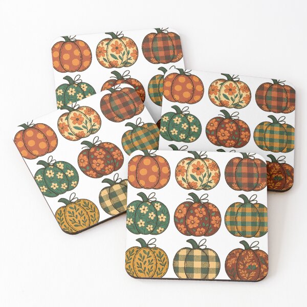 Item preview, Patchwork Embroidery Design｜Floral ghost png｜Pumpkin Patchwork｜Fall patchwork Quilt｜patchwork jacket fall｜autumn patchwork quilt｜Pumpkins designed and sold by PixelBlooming.
