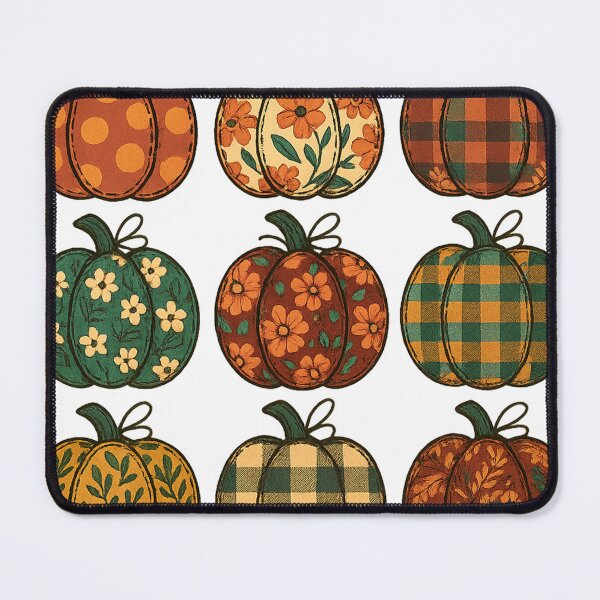 Item preview, Patchwork Embroidery Design|Floral ghost png|Pumpkin Patchwork|Fall patchwork Quilt|patchwork jacket fall|autumn patchwork quilt|Pumpkins designed and sold by PixelBlooming.